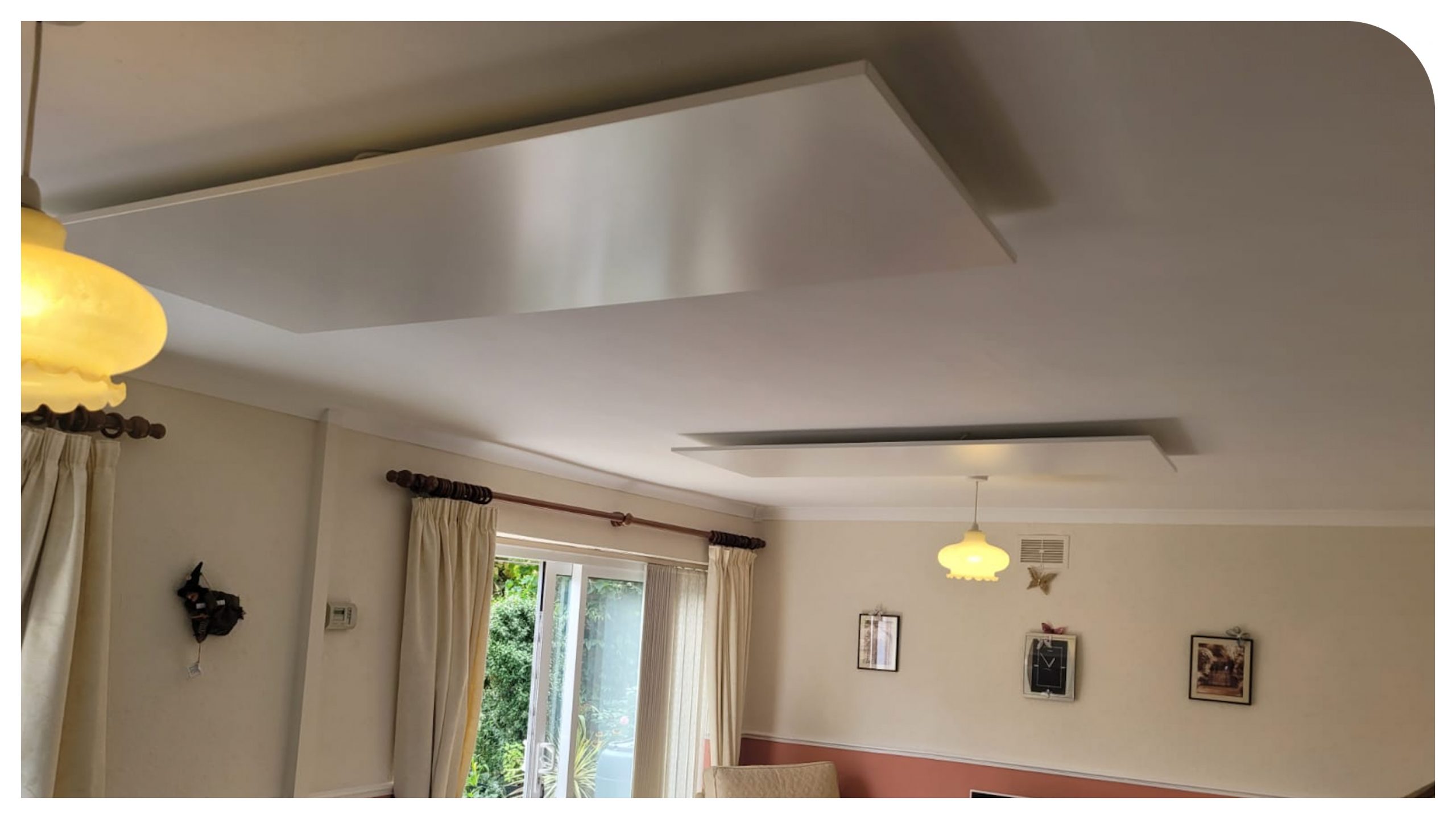 doesn't heat rise, infrared heating, infrared, infra red heating panels.